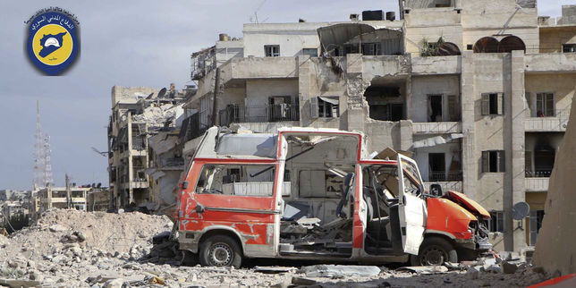 A Alep sous un déluge de bombes les secouristes sont tout particulièrement visés