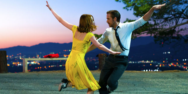 A la Mostra de Venise Ryan Gosling et Emma Stone sur un air de comédie musicale