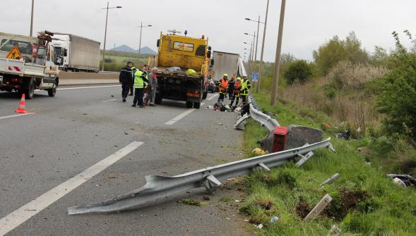 Accident sur la rocade minière , deux agents du centre d'équipement routier de Ruitz hospitalisés