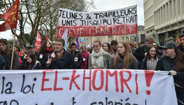 Après Calais Valenciennes Lens Béthune 1 500 manifestants à Lille contre la loi Travail ce samedi (VIDÉO)