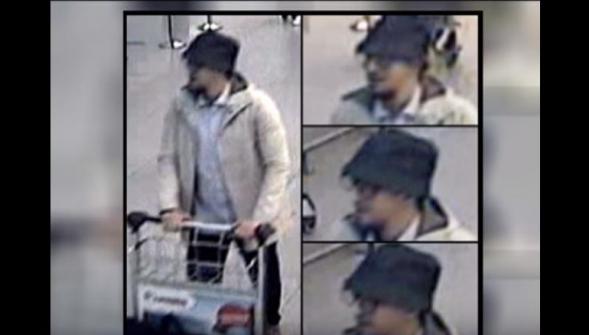 Attentats de Bruxelles , la police belge diffuse une vidéo pour identifier l'homme au chapeau