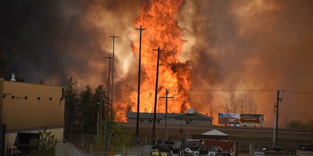 Canada , des milliers d'évacués dans l'Alberta où les feux se propagent