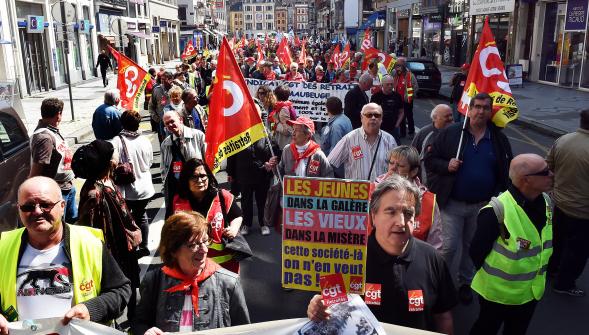 Contre la loi Travail salariés et retraités à nouveau dans les rues du Nord-Pas-de-Calais (VIDÉO)