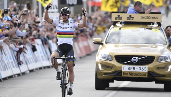 Cyclisme , Peter Sagan l'homme qui donne du sourire au Tour des Flandres