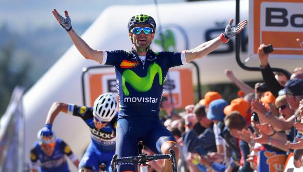 Cyclisme-Flèche wallonne , quatrième victoire pour Alejandro Valverde un record !