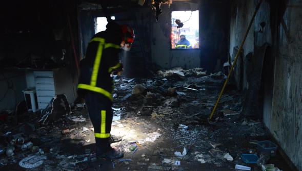 Estevelles, un violent incendie ravage une maison sans faire de victime