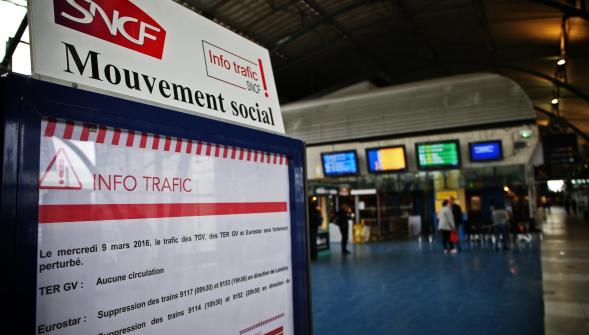 Grève SNCF , les prévisions de trafic pour vendredi dans le Nord-Pas-de-Calais