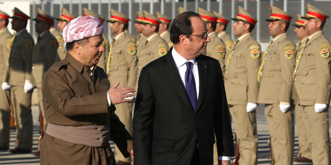 Hollande à Bagdad et à Erbil pour affirmer le soutien de la France à l'Irak