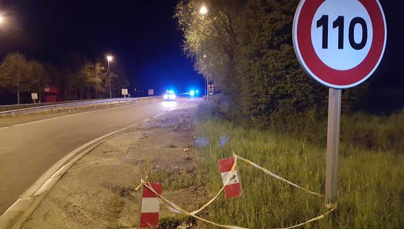 Jeumont , la RD 649 bloquée ce samedi soir pour une mystérieuse intervention policière belge