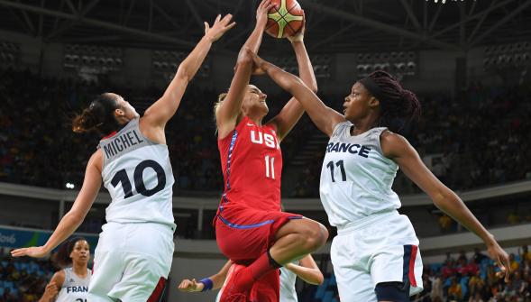 JO 2016  Basket-ball , les Françaises éliminées en demi-finale par les Américaines