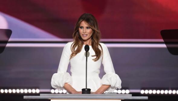 La femme de Donald Trump plagie un discours de Michelle Obama
