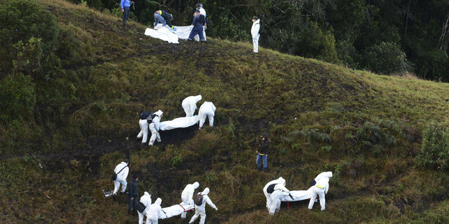 L'avion qui s'est écrasé il y a un mois en Colombie manquait de carburant