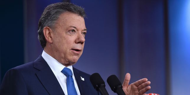 Le prix Nobel de la paix attribué au président colombien Santos