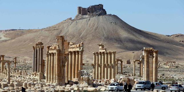 Le site archéologique de Palmyre en Syrie préservé  en grande partie  selon l'Unesco