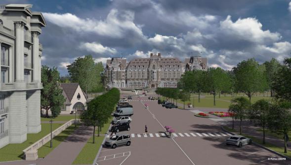 Le Touquet , grâce à la 3D redécouvrez le Royal Picardy le plus bel hôtel du monde