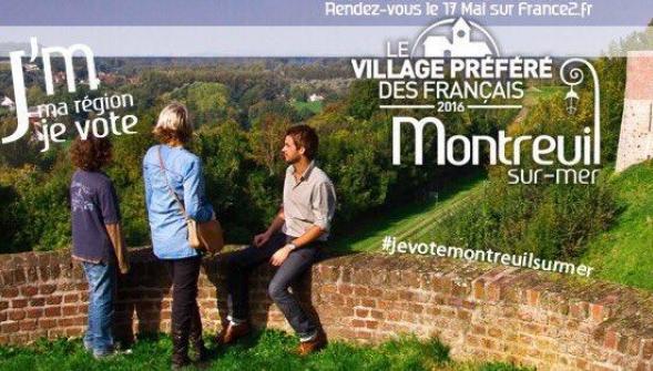  Le village préféré des Français  , représentant des Hauts-de-France Montreuil entre en campagne