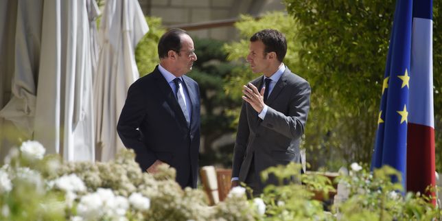 Macron prend le large Hollande reste impassible
