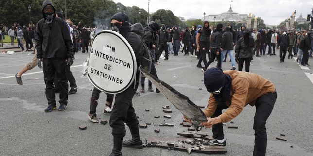Mobilisation contre la loi travail , bataille sur les chiffres et affrontements dans les rues de Paris