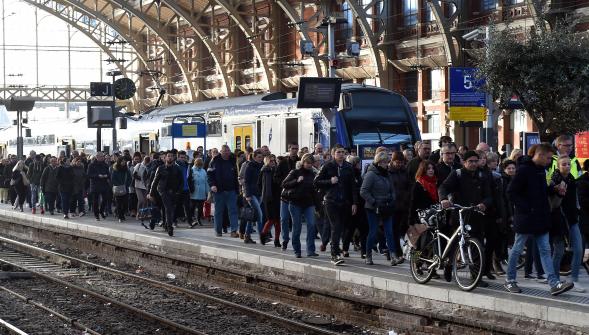 Mouvement social à la SNCF , la circulation de trains très perturbée dans la région
