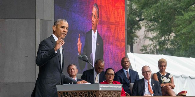 Obama président noir inaugure le musée national afro-américain
