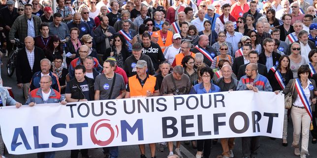 Opération  ville morte  à Belfort ,  Il faut sauver le soldat Alstom 