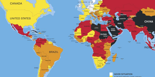 Reporters sans frontières dénonce le recul de la liberté de la presse partout dans le monde