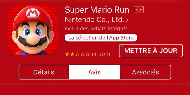  Super Mario Run  , une semaine après un record et des déceptions