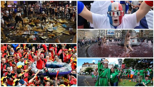 Supporters de l'Euro , Lille en aura vu de toutes les couleurs