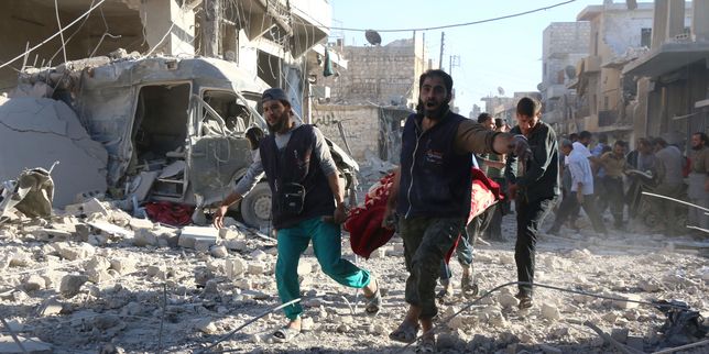 Syrie , le plus grand hôpital d'Alep à nouveau touché par des bombardements