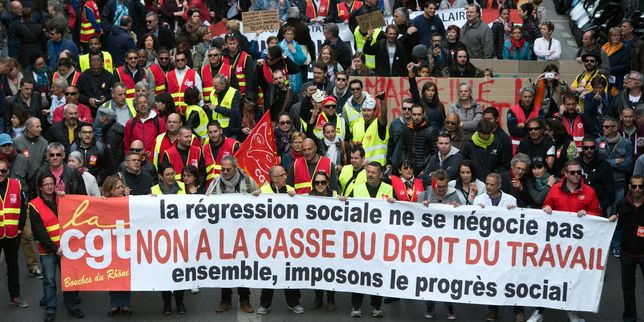 Un 1er-Mai syndical sous le signe de l'opposition à la  loi travail 