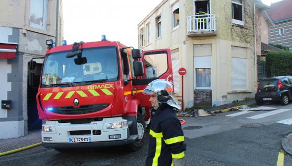 Wimereux , les pompiers sécurisent une fuite de gaz un incendie se déclare